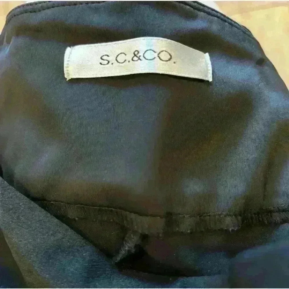 S.C & CO. Capri black business pant size 12 - Picture 3 of 7
